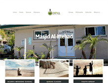 Tablet Screenshot of masjidalittehad.com